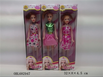 11.5寸空身芭比3款衣服混装 - OBL682947