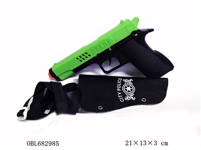 喷漆绿火石枪配皮套 - OBL682985