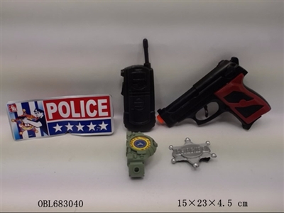PVC bag police set (2) - OBL683040