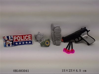 PVC bag police set (2) - OBL683041