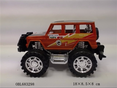 Spray paint cross-country inertial car - OBL683298