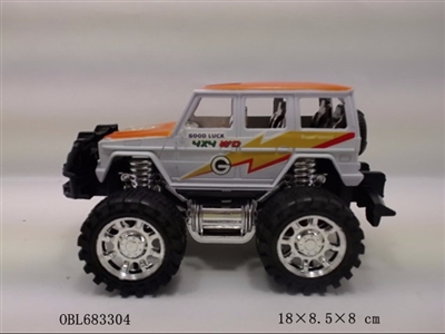 Spray paint cross-country inertial car - OBL683304