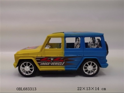 Spray paint cross-country inertial car - OBL683313