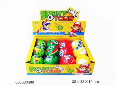 12 only 4 inch model expression more fruit PU ball - OBL683409