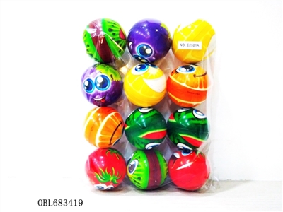 12 2.5 -inch model expression more fruit PU ball - OBL683419