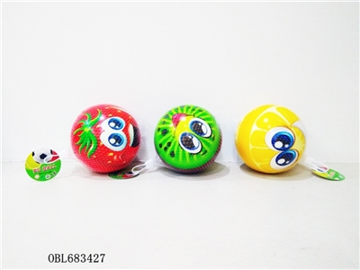 Many different expressions of fruit PU ball 6 inches - OBL683427