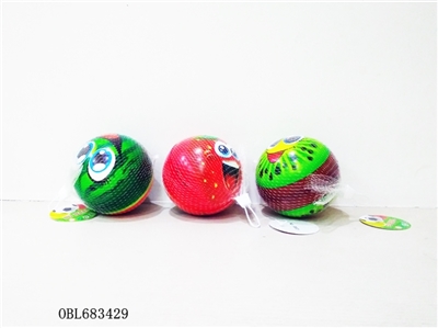 Many different expressions of fruit PU ball five inches - OBL683429