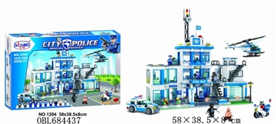 城市警察积木系列 - OBL684437