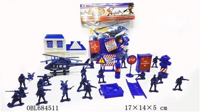 The police set in English - OBL684511