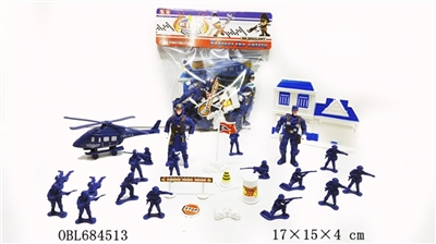 The police set in English - OBL684513