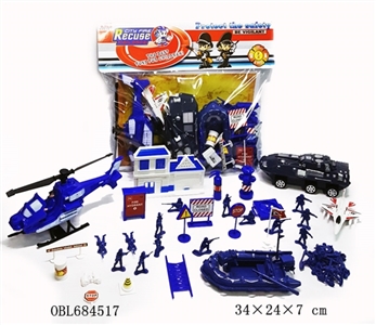 The police set in English - OBL684517