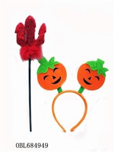 Pumpkin head buckle with a harpoon two-piece outfit - OBL684949