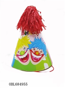 10 PCS to article 1 bag big birthday hat and confetti - OBL684955