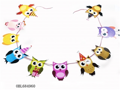 Article 10 pieces of 1 kaka pass the owl hung - OBL684960