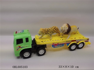 Solid color inertia flat-bed big lion leopard - OBL685103