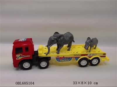 Solid color inertia flat-bed elephant elephant - OBL685104