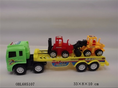 Solid color inertia flat-bed (four conventional) forklift forklift truck - OBL685107