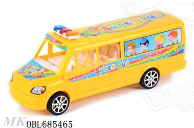 Solid color inertia school bus car - OBL685465