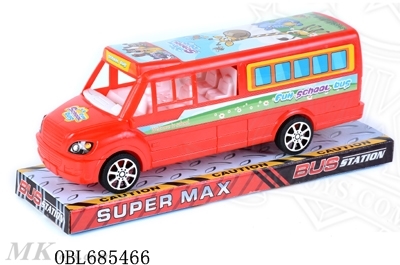 Solid color inertia cartoon bus - OBL685466