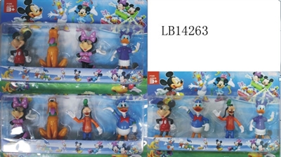 5”米奇（带灯）4只装 - OBL685661