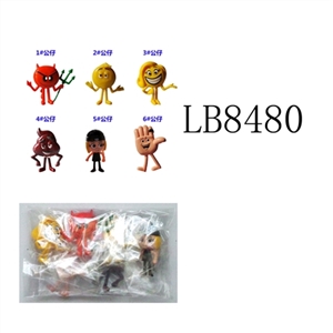 2 inch expression doll single OPP bag only 6 a large bundle of anime with (1) - OBL685681