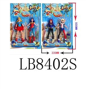 10 inch super heroine two doll accessories CARDS stored there were lights (2) recorded in bulk - OBL685715