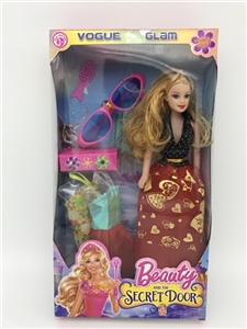 High quality fashion solid body barbie 11.5 take the sun glasses and comb with 2 sets of clothes - OBL685795
