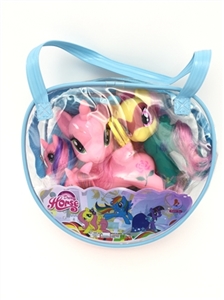 Two evade glue Ma Baoli mixed with evade glue Ma Baoli horse bag comb with horses - OBL685872
