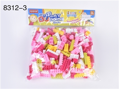 女孩系列-高频新卡头袋积木 - OBL686102