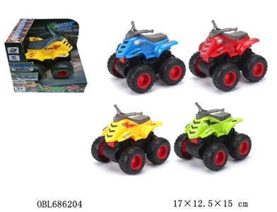 Inertia all-wheel-drive beach motorcycle - OBL686204