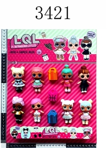 3.5 -inch doll surprise paragraph 8 only 3 bag 1 (frozen discoloration doll eyes and clothes) - OBL686283