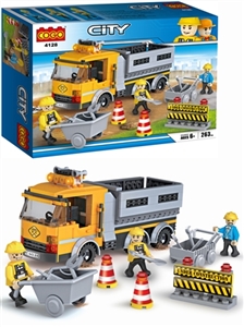 新城市系列-工程修路载车263pcs - OBL686495