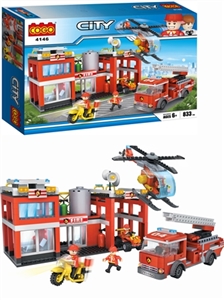 新城市系列-消防总局套装833pcs - OBL686509