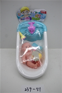 Big basin hand pressure can spray water bath suit the doll - OBL686774