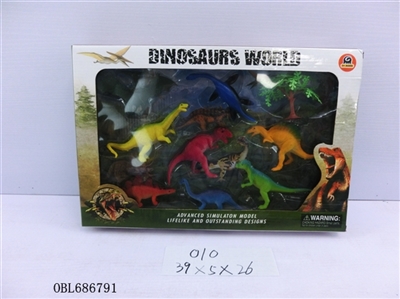 Solid dinosaur 8 color box - OBL686791