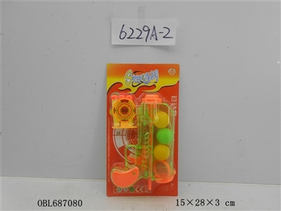 Transparent EVA soft play table tennis gun (target) 3 play 3 ball - OBL687080