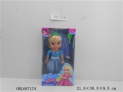 14 inch solid body of ice and snow princess (with light music) - OBL687174