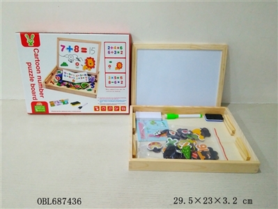 Magnetic cartoon digital puzzle box - OBL687436