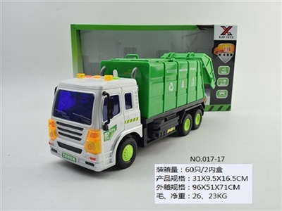 Inertia story machine sanitation garbage truck - OBL688034