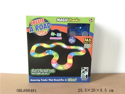 165片魔术夜光轨道车 - OBL688481