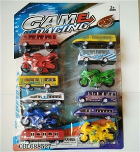 Solid color back to train Bus ride a motorcycle - OBL688527