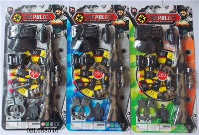 The police set of AK47 soft play gun - OBL688546