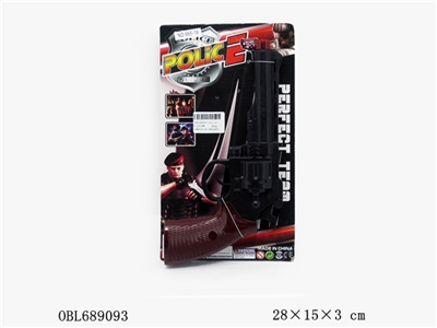 手把棕色左轮火石枪 - OBL689093