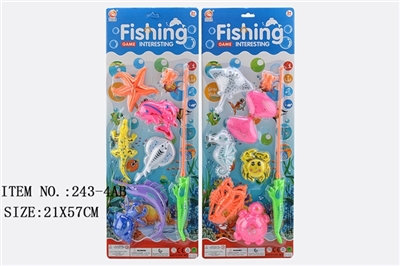 磁铁钓鱼玩具 - OBL689302