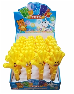 Whole yellow hand on bubble bar (short) 24 PCS - OBL689473