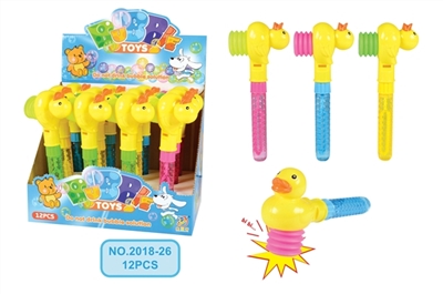 Ring hammer duck bubbles stick 12 PCS - OBL689502