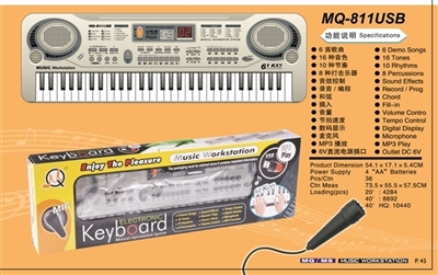 61 key with a microphone with USB - OBL691216