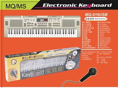 61 key with a microphone with USB - OBL691221