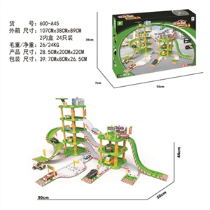 合金城市停车场套装（2合金车1飞机） - OBL692129