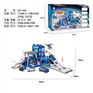 合金特警停车场套装 - OBL692144